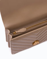 Petit sac bandoulière Love Bag One Chevron - Beige | Pinko
