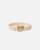 Cintura alta Love Birds in pelle 4cm -  | Pinko
