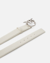 Cintura alta Love Birds in pelle 4cm -  | Pinko