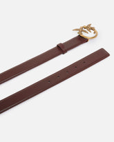 Cintura Love Birds in pelle 3cm -  | Pinko