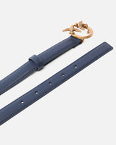 Love Birds thin leather belt 2cm -  | Pinko