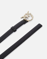 Cintura sottile in pelle 2cm fibbia uccellini PINKO Galleria -  | Pinko