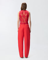 Weste aus floraler Valenciennes-Spitze -  | Pinko