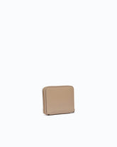 Square leather zip-around purse -  | Pinko