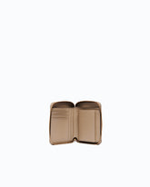 Square leather zip-around purse -  | Pinko