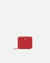 Portafoglio quadrato zip-around in pelle -  | Pinko