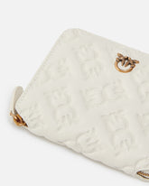Portafoglio quadrato in pelle Monogram imprimè -  | Pinko