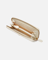 Portafoglio zip-around in nappa chevron -  | Pinko