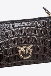 Tarjetero con estampado de cocodrilo PINKO Galleria -  | Pinko