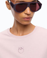 T-shirt con logo Love Birds -  | Pinko
