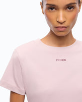 T-shirt con logo PINKO - Rosa | Pinko