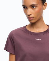 T-shirt con logo PINKO - Bordeaux | Pinko