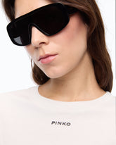 T-Shirt PINKO-Logo - Weiß | Pinko