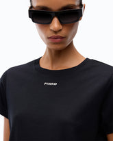 T-Shirt PINKO-Logo - Schwarz | Pinko