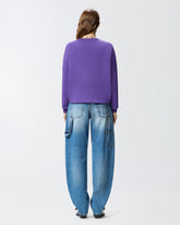 Felpa girocollo con ricamo gioiello Love Birds -  | Pinko