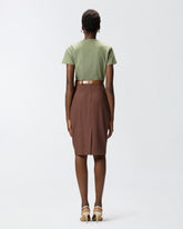 T-shirt con maxi ricamo gioiello Love Birds -  | Pinko