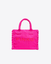 Borsa a mano media Beach Shopper in canvas riciclato -  | Pinko