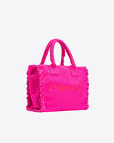 Borsa a mano media Beach Shopper in canvas riciclato -  | Pinko