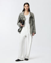 Top canottiera a costine con logo uccellini -  | Pinko