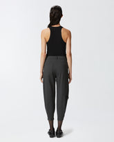 Top a canotta a costine con logo -  | Pinko