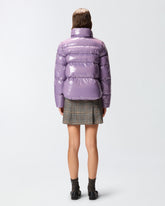 Padded crystal nylon pea coat -  | Pinko