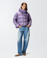 Piumino con cappuccio in tela tecnica -  | Pinko