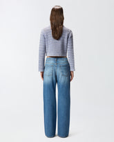 Jeans wide leg con scoloriture -  | Pinko