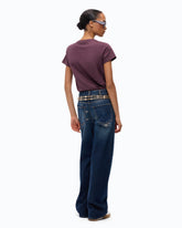 Wide-leg jeans with rips -  | Pinko