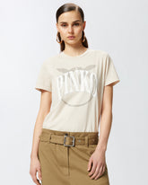 T-shirt logo PINKO e uccellini -  | Pinko