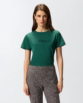 T-shirt ricamo logo PINKO -  | Pinko