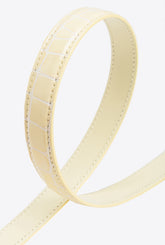 Cintura sottile fibbia Love Birds cocco lucido 2cm PINKO Galleria -  | Pinko