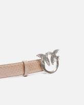 Cintura in pelle pitone lucido 3cm PINKO Galleria -  | Pinko