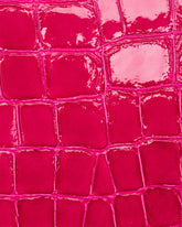 Tarjetero de piel con estampado de cocodrilo brillante y colorido PINKO Galleria -  | Pinko