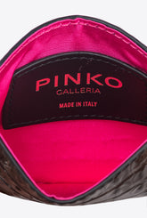 Tarjetero de piel con estampado de cocodrilo PINKO Galleria -  | Pinko