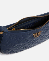 Borsa piccola a spalla Half Moon con logo Love Birds -  | Pinko