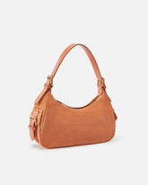 Borsa a spalla media Cargo in suede con tasche -  | Pinko