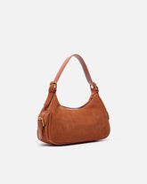 Borsa a spalla media Cargo in suede con tasche -  | Pinko