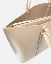 MAXI BORSA SHOPPER IN PELLE BOTTALATA -  | Pinko