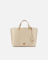BORSA SHOPPER IN PELLE BOTTALATA CON TRACOLLA -  | Pinko