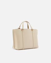BORSA SHOPPER IN PELLE BOTTALATA CON TRACOLLA -  | Pinko