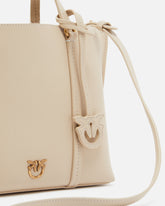 BORSA SHOPPER IN PELLE BOTTALATA CON TRACOLLA -  | Pinko