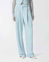 Pantaloni larghi eleganti con pinces -  | Pinko