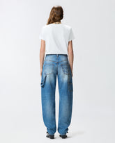 T-shirt con ricamo logo Love Birds in cristalli -  | Pinko