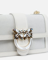 Mini borsa Love Bag a tracolla con profili in pelle -  | Pinko