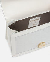 Mini borsa Love Bag a tracolla con profili in pelle -  | Pinko