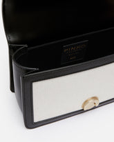 Mini borsa Love Bag a tracolla con profili in pelle -  | Pinko