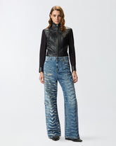 Jeans wide leg zebrati -  | Pinko