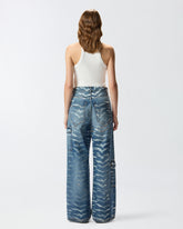 Jeans wide leg zebrati -  | Pinko
