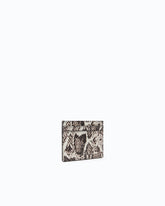 Card holder with python print - Multicolor Grey-Black | Pinko