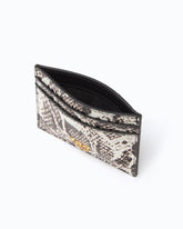 Card holder with python print - Multicolor Grey-Black | Pinko